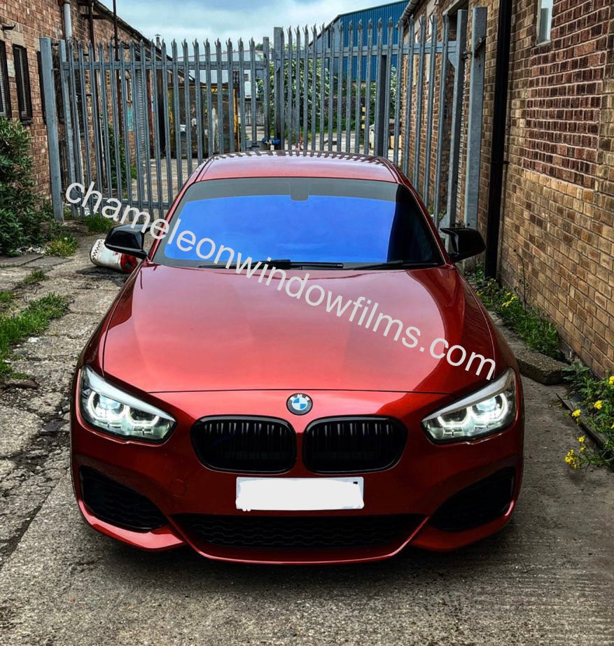 Ceramic Deep Blue Chameleon Window Film 60% VLT