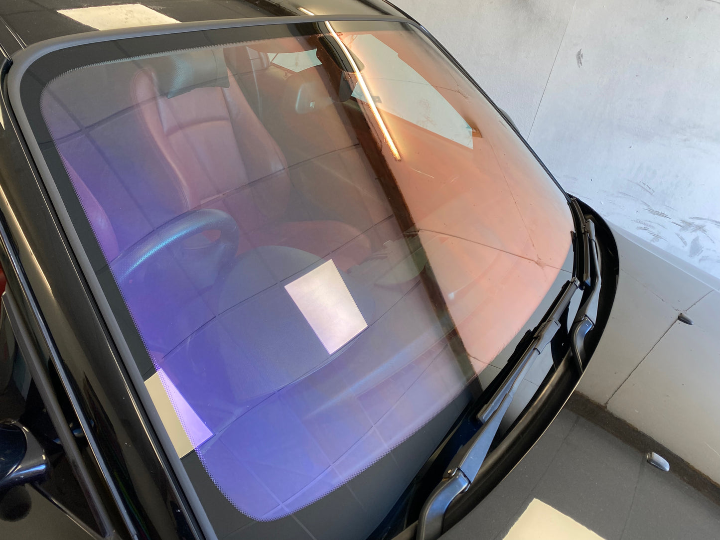 Red/Blue Sunset Chameleon Window Film 85% VLT