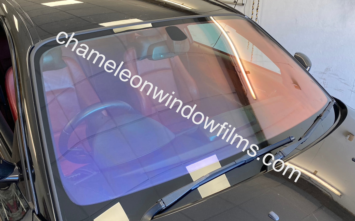 Red/Blue Sunset Chameleon Window Film 85% VLT